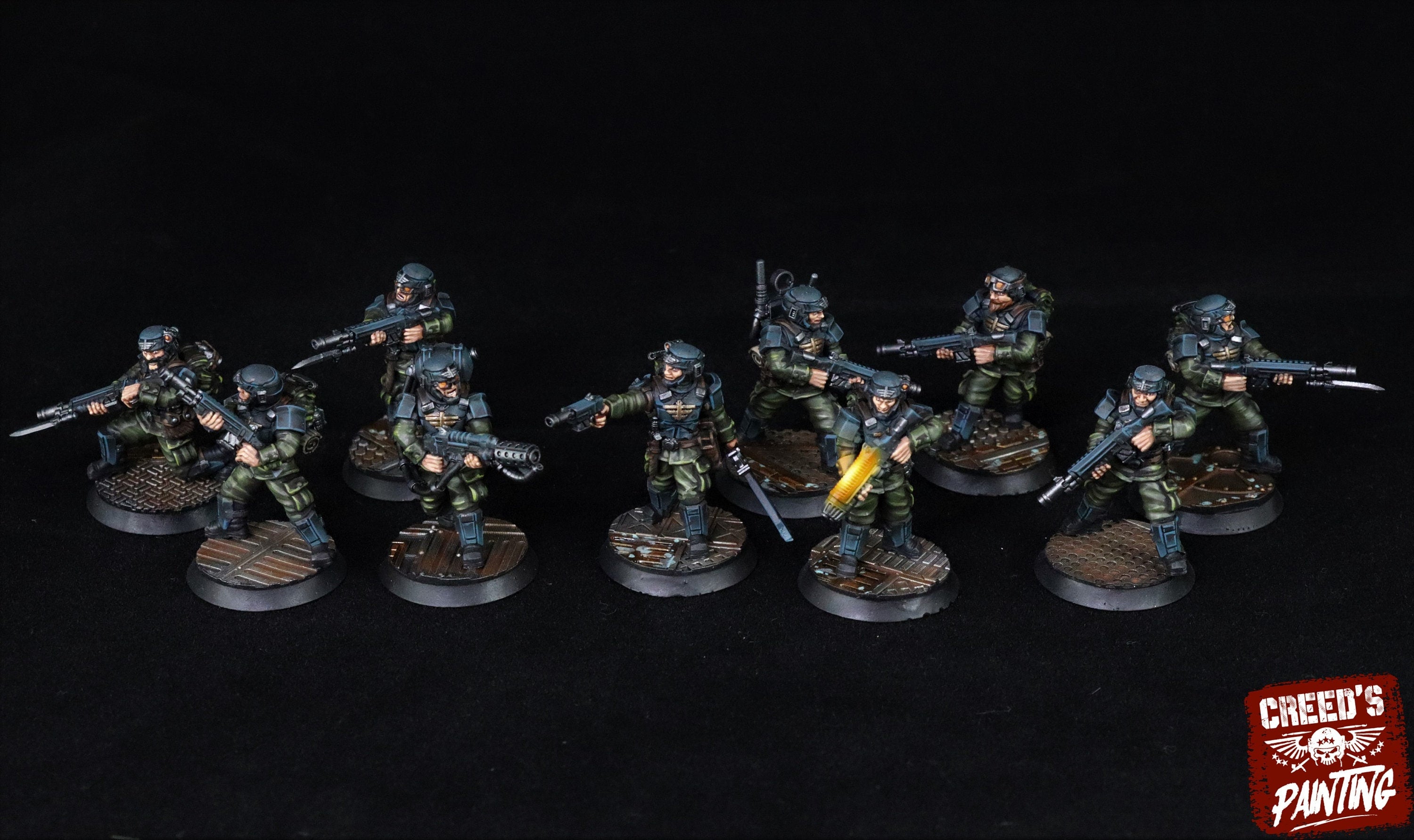 Rundsgaard - Main Troops, imperial infantry, post-apocalyptic empire, usable for tabletop wargame.