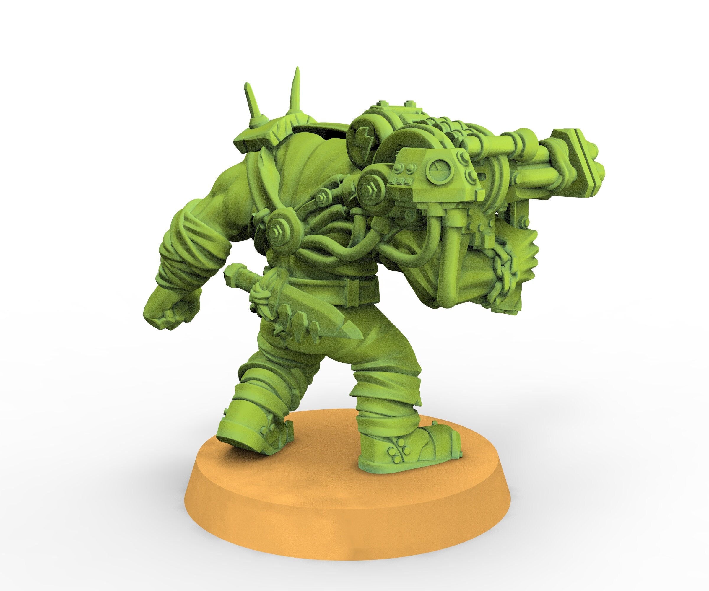 Green Skin - Orc Heavy Gunner, Modular Kit