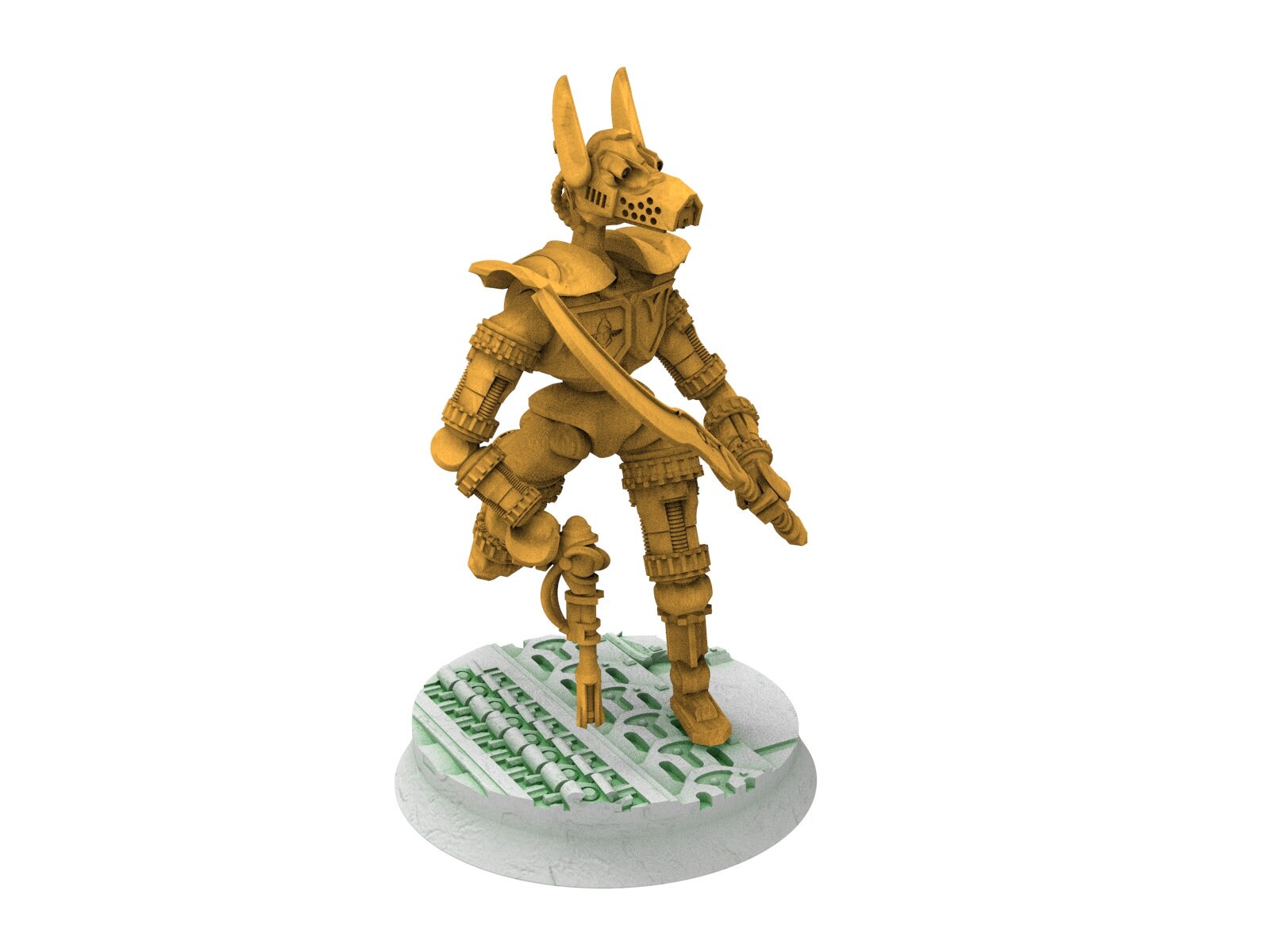 Cinan - Athyr - Light infantry, Battle Drone, space robot Anubis guardians of the Necropolis, modular posable miniatures 