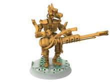 Charger l&#39;image dans la galerie, Cinan - Payni - Lazer Cannon, Battle Drone, space robot Anubis guardians of the Necropolis, modular posable miniatures
