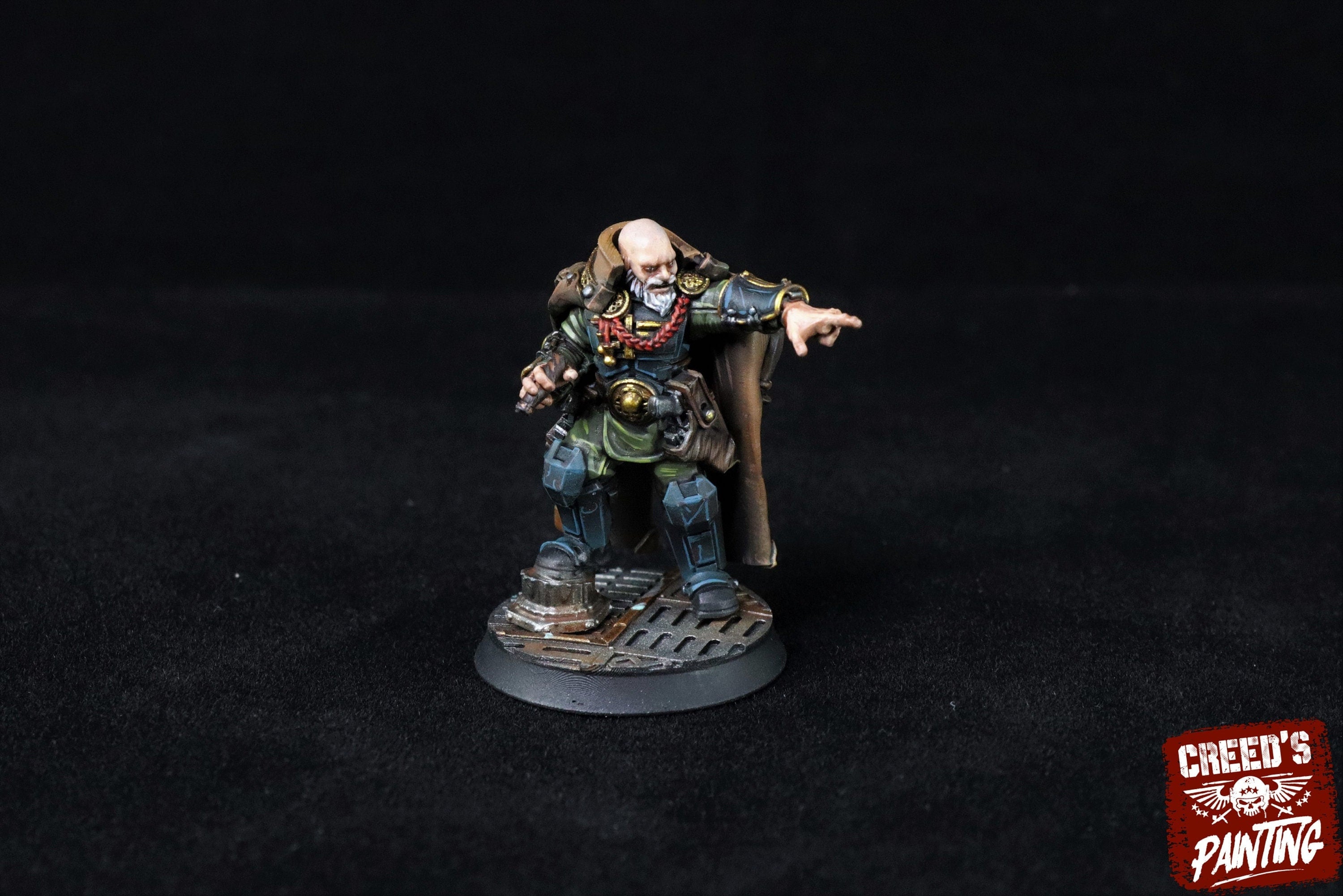 Rundsgaard - General Svein ODINSSON, imperial infantry, post-apocalyptic empire, usable for tabletop wargame.