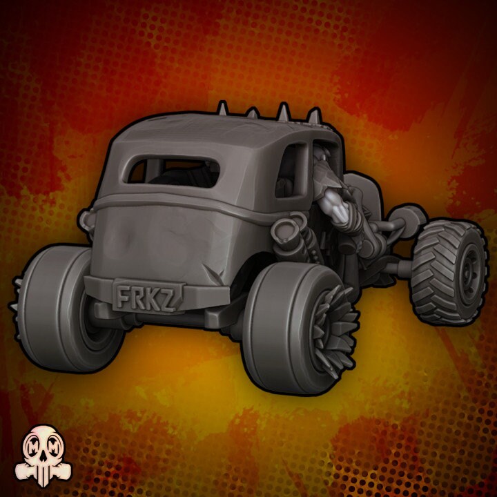 Green Skin - Rat Rod Vehicle, Orc Speed Cult