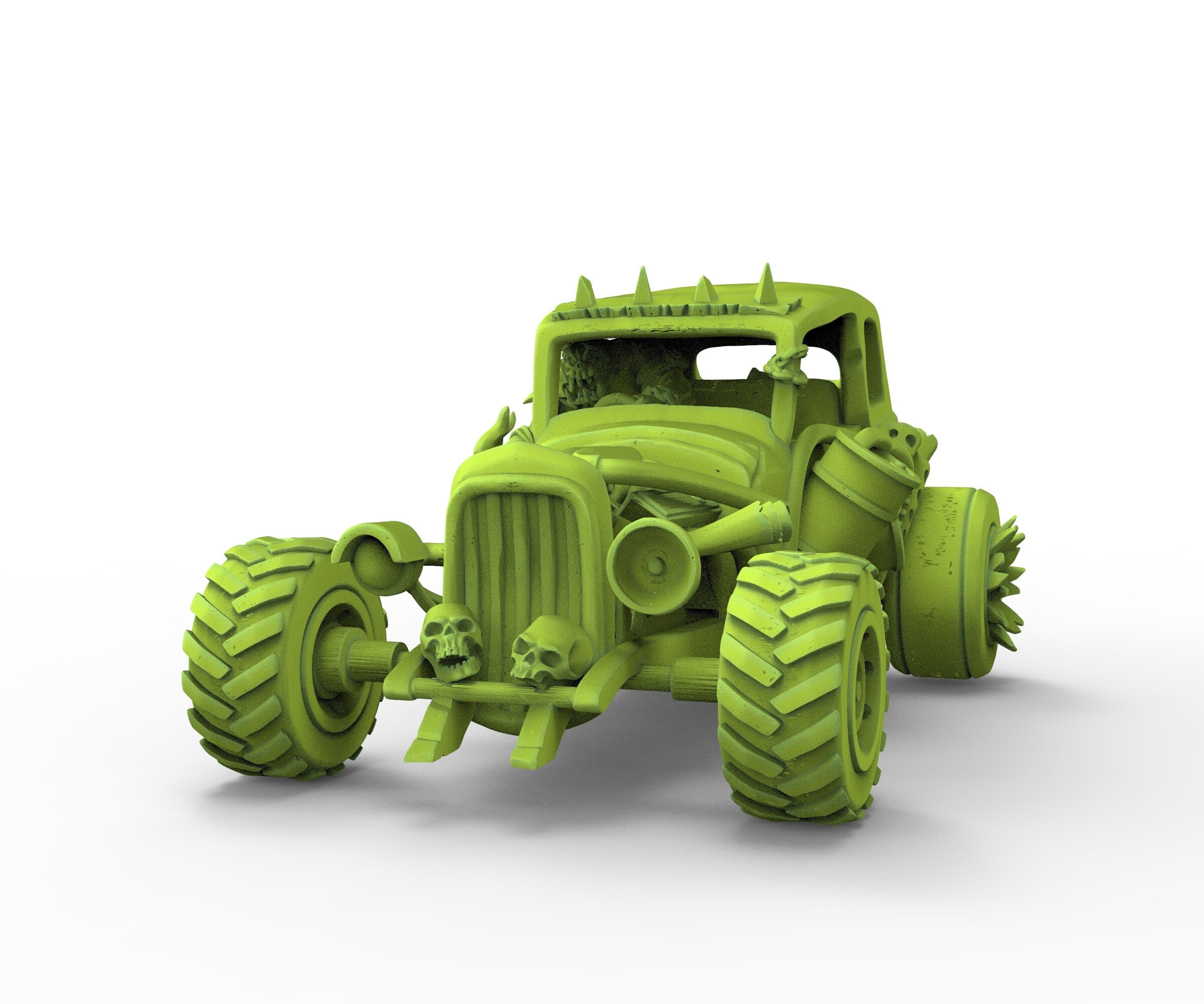 Green Skin - Rat Rod Vehicle, Orc Speed Cult