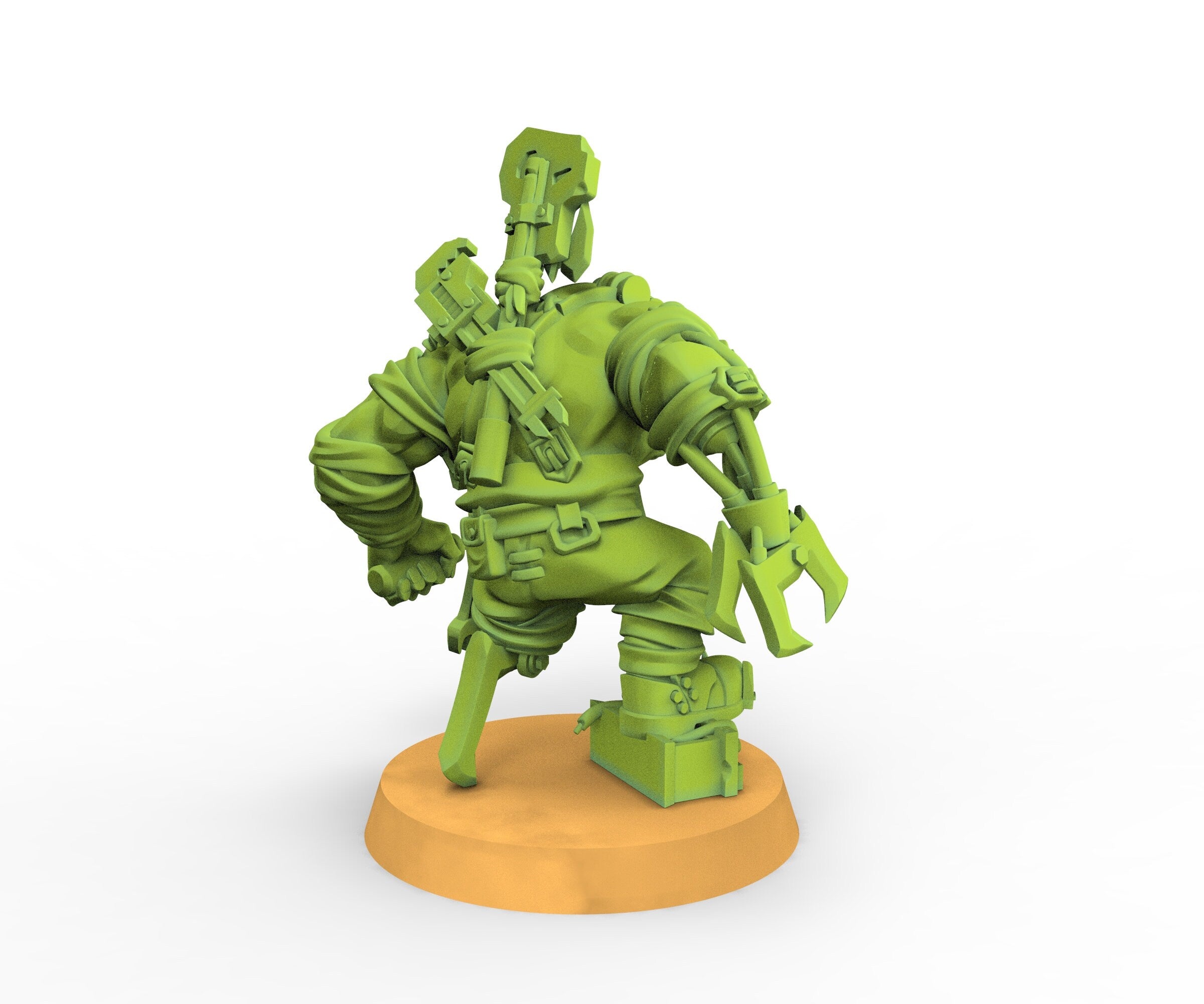 Green Skin - Orc Mechanic and Goblin Sidekick