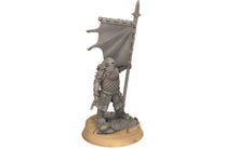 Load image into Gallery viewer, Dwarves - Silver Goat Dwarves with Crossbow, The Dwarfs of The Mountains, for Lotr, davale games miniatures
