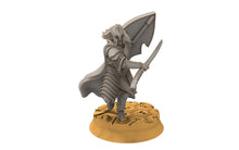 Load image into Gallery viewer, Rivandall - Bloody Elven King Guard swords, Last Hight elves from the West, Middle rings Davales miniatures pour wargame D&amp;D, SDA...
