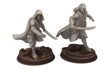 Load image into Gallery viewer, Rivandall - Bloody Elven Exiled wanderers, Last Hight elves from the West, Middle rings Davales miniatures pour wargame D&amp;D, SDA...
