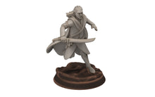 Load image into Gallery viewer, Rivandall - Bloody Elven Exiled wanderers, Last Hight elves from the West, Middle rings Davales miniatures pour wargame D&amp;D, SDA...
