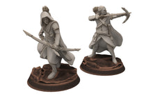 Load image into Gallery viewer, Rivandall - Bloody Elven Exiled wanderers, Last Hight elves from the West, Middle rings Davales miniatures pour wargame D&amp;D, SDA...
