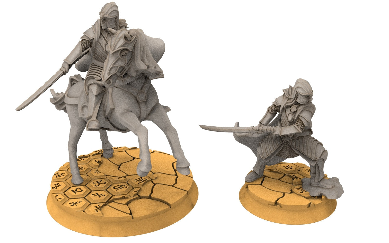 Rivandall - Glorfingel Demon's Slaughter, Last Hight elves from the West, Middle rings miniatures pour wargame D&D, Lotr...