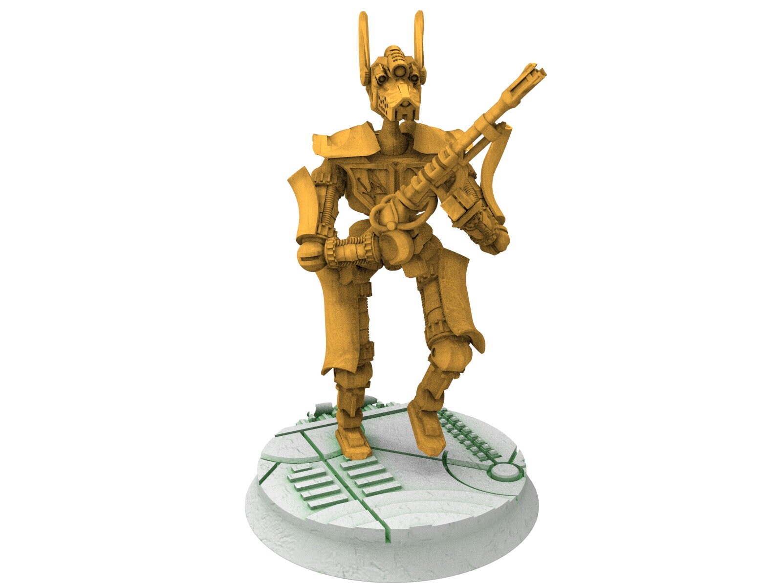 Cinan - Tybi - Line, Battle Drone, space robot Anubis guardians of the Necropolis, modular posable miniatures