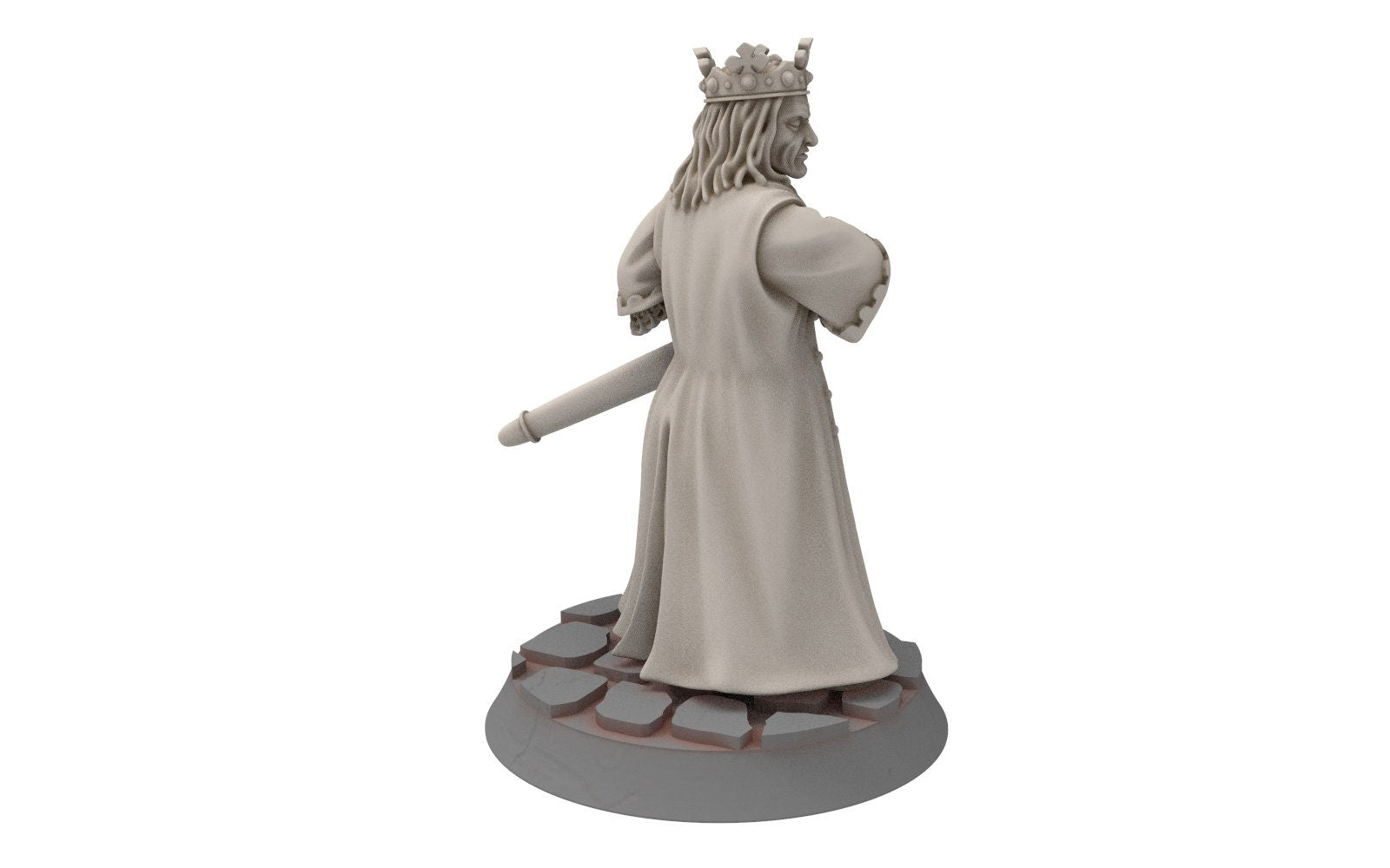 Ornor - Mage seer of the Lost Kingdom of the North, Dune Din, Misty Mountains, Medbury miniatures for wargame D&D, Lotr...