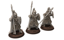 Load image into Gallery viewer, Rohan - King guards Huscarls infantry, Knight of Rohan, the Horse-lords, rider of the mark, minis for wargame D&amp;D, Lotr...
