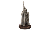 Load image into Gallery viewer, Rohan - King guards Huscarls infantry, Knight of Rohan, the Horse-lords, rider of the mark, minis for wargame D&amp;D, Lotr...
