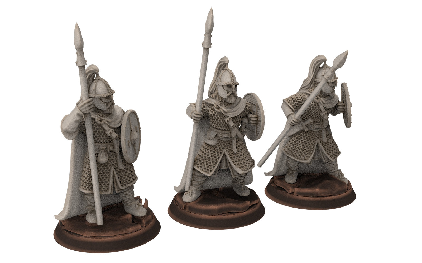 Rohan - King guards Huscarls infantry, Knight of Rohan, the Horse-lords, rider of the mark, minis for wargame D&D, Lotr...