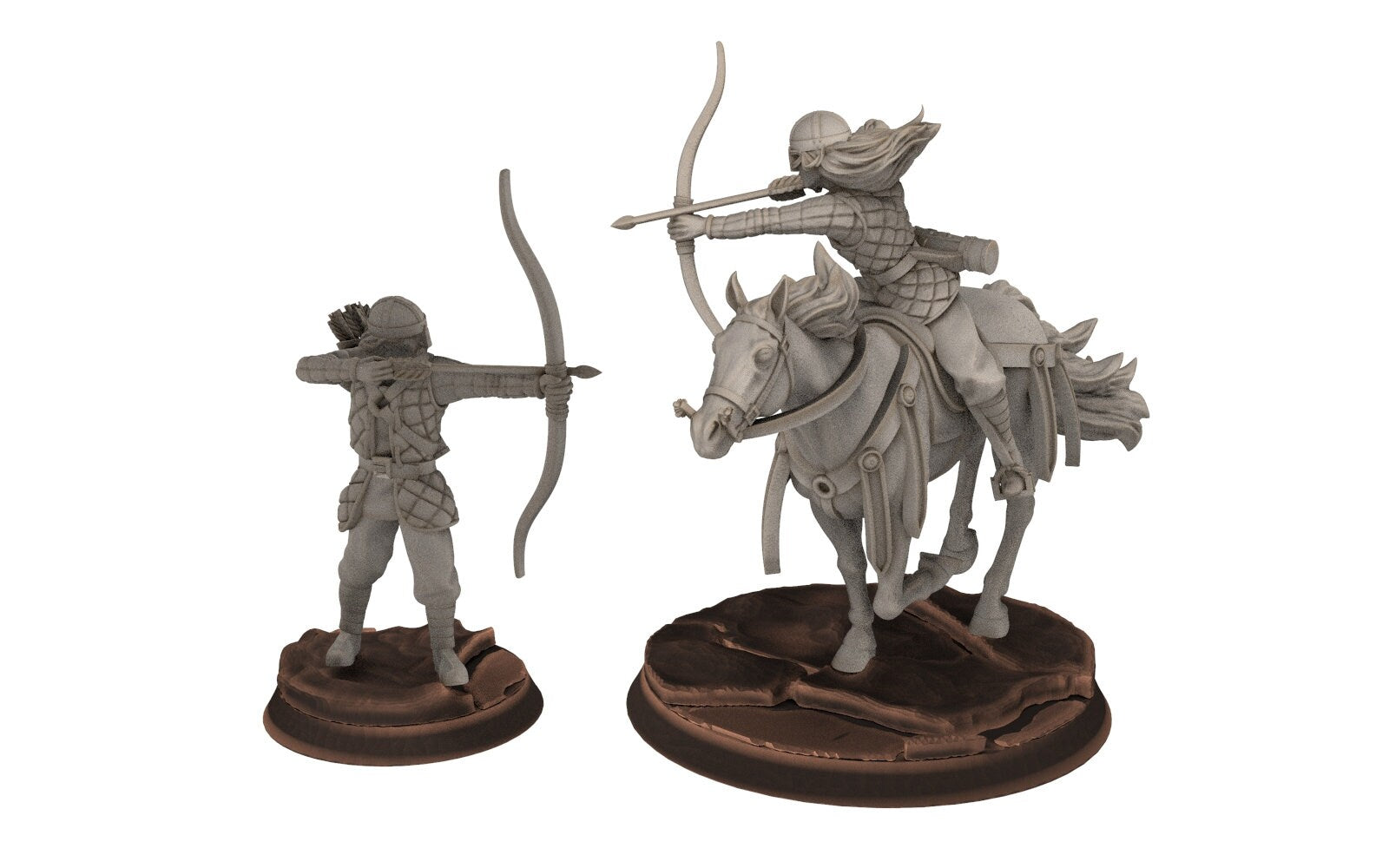 Rohan - Riders Scout infantry Marksman Cavalry, Knight of Rohan, the Horse-lords, rider of the mark, minis for wargame D&D, Lotr...