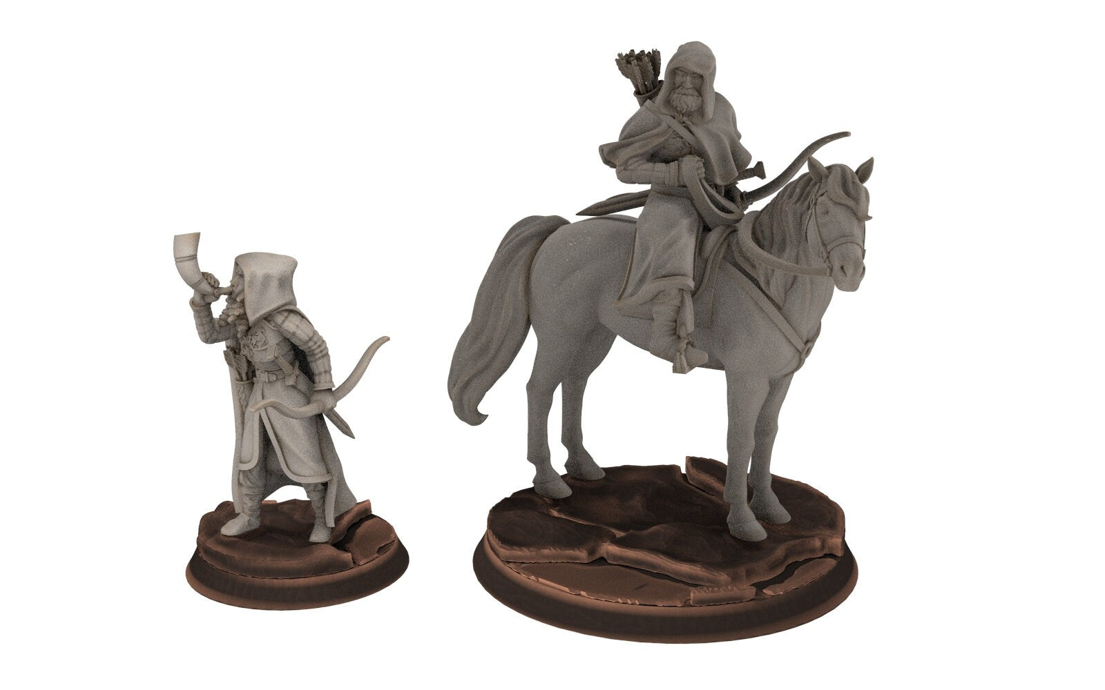 Rohan - Riders Scout infantry Marksman Cavalry, Knight of Rohan, the Horse-lords, rider of the mark, minis for wargame D&D, Lotr...