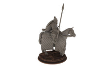 Charger l&#39;image dans la galerie, Rohan - King guards Huscarl Mounted + foot Bodyguard, Knight of Rohan, the Horse-lords, rider of the mark, minis for wargame D&amp;D, Lotr...
