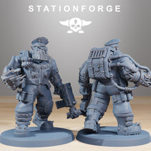 Charger l&#39;image dans la galerie, Green Skin - Orkaz Skillers, post apocalyptic empire, usable for tabletop wargame.
