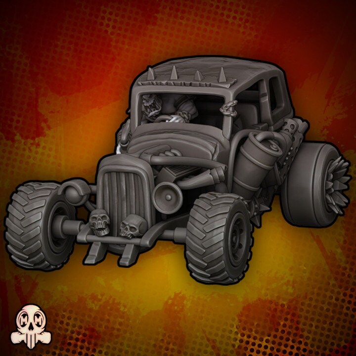 Green Skin - Rat Rod Vehicle, Orc Speed Cult