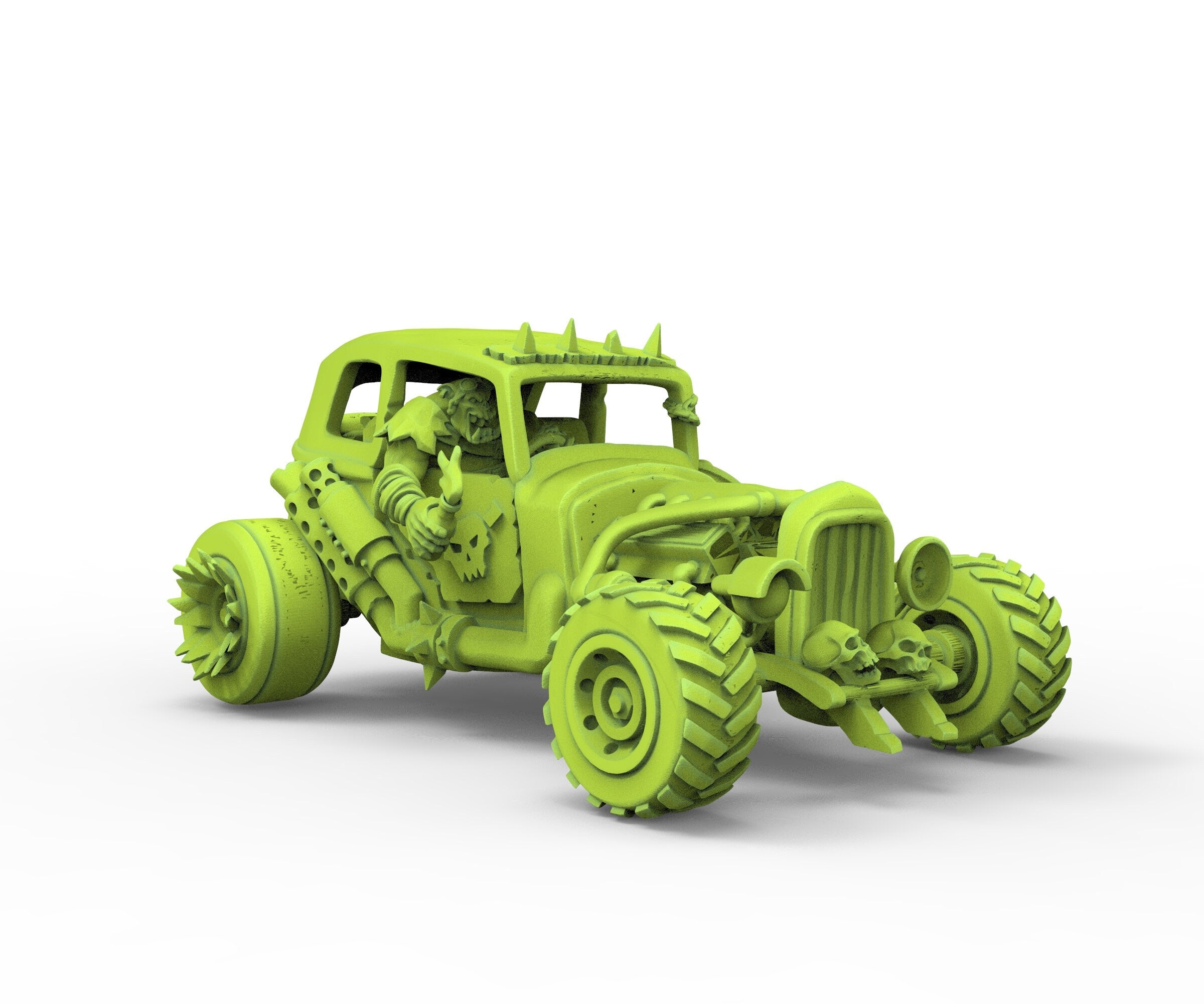 Green Skin - Rat Rod Vehicle, Orc Speed Cult