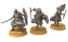 Load image into Gallery viewer, Rivandall - Bloody Elven King Guard swords, Last Hight elves from the West, Middle rings Davales miniatures pour wargame D&amp;D, SDA...
