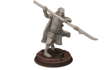 Load image into Gallery viewer, Rivandall - Bloody Elven Exiled wanderers, Last Hight elves from the West, Middle rings Davales miniatures pour wargame D&amp;D, SDA...
