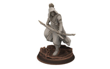 Load image into Gallery viewer, Rivandall - Bloody Elven Exiled wanderers, Last Hight elves from the West, Middle rings Davales miniatures pour wargame D&amp;D, SDA...
