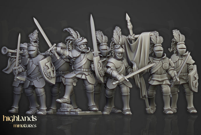 Imperial Fantasy - Knights on Foot Imperial troops