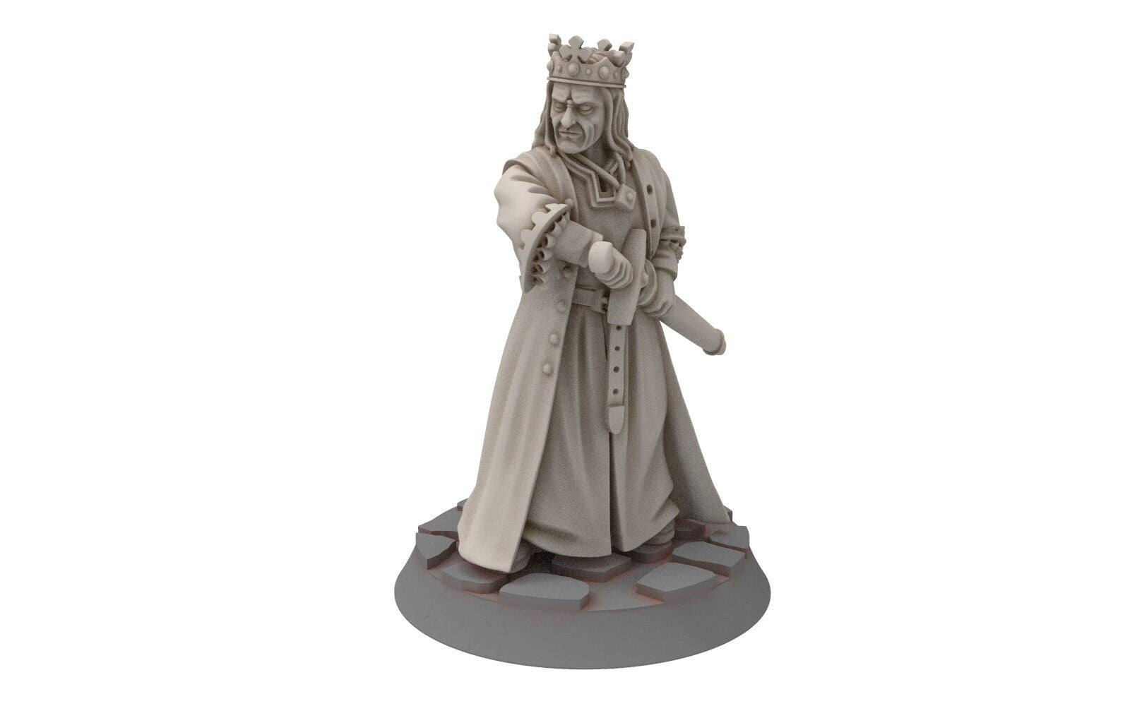 Ornor - King of the Lost Kingdom of the North, Dune Din, Misty Mountains, Medbury miniatures for wargame D&D, Lotr...