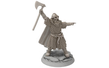 Charger l&#39;image dans la galerie, Wildmen - Wildmen heavy infantry Captains, Dun warriors warband, Middle rings miniatures for wargame D&amp;D, Lotr... Medbury miniatures
