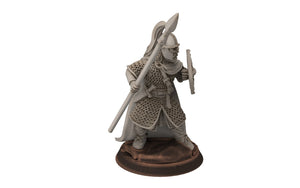 Rohan - King guards Huscarls infantry, Knight of Rohan, the Horse-lords, rider of the mark, minis for wargame D&D, Lotr...