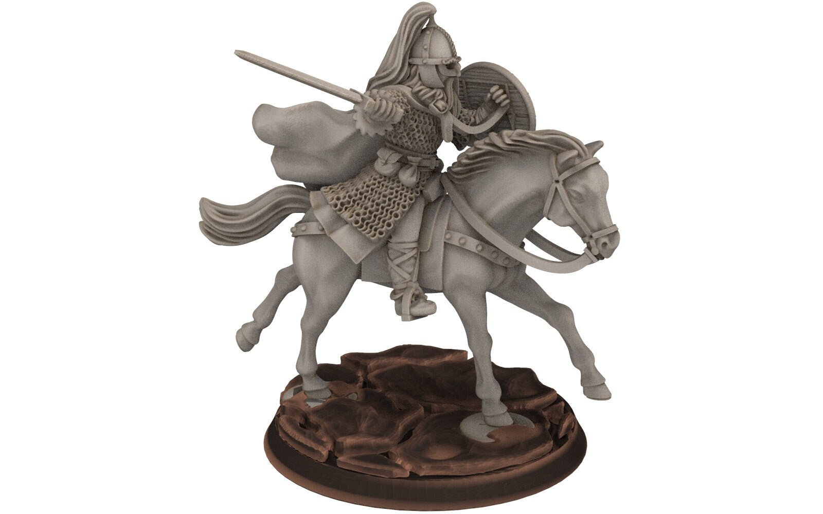 Rohan - Riders militia levee Cavalry, Knight of Rohan, the Horse-lords, rider of the mark, minis for wargame D&D, Lotr...