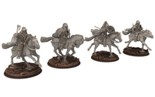 Load image into Gallery viewer, Rohan - Riders militia levee Cavalry, Knight of Rohan, the Horse-lords, rider of the mark, minis for wargame D&amp;D, Lotr...
