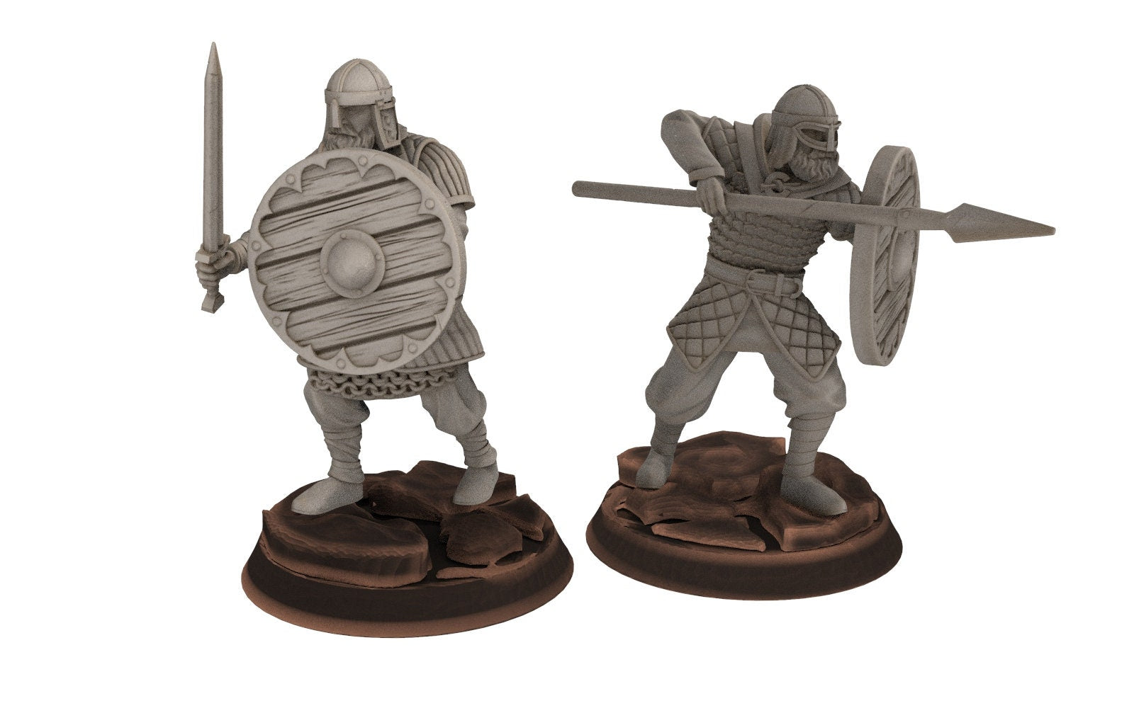 Rohan - Infantry Executioner Medieval, Knight of Rohan, the Horse-lords, rider of the mark, minis for wargame D&D, Lotr...