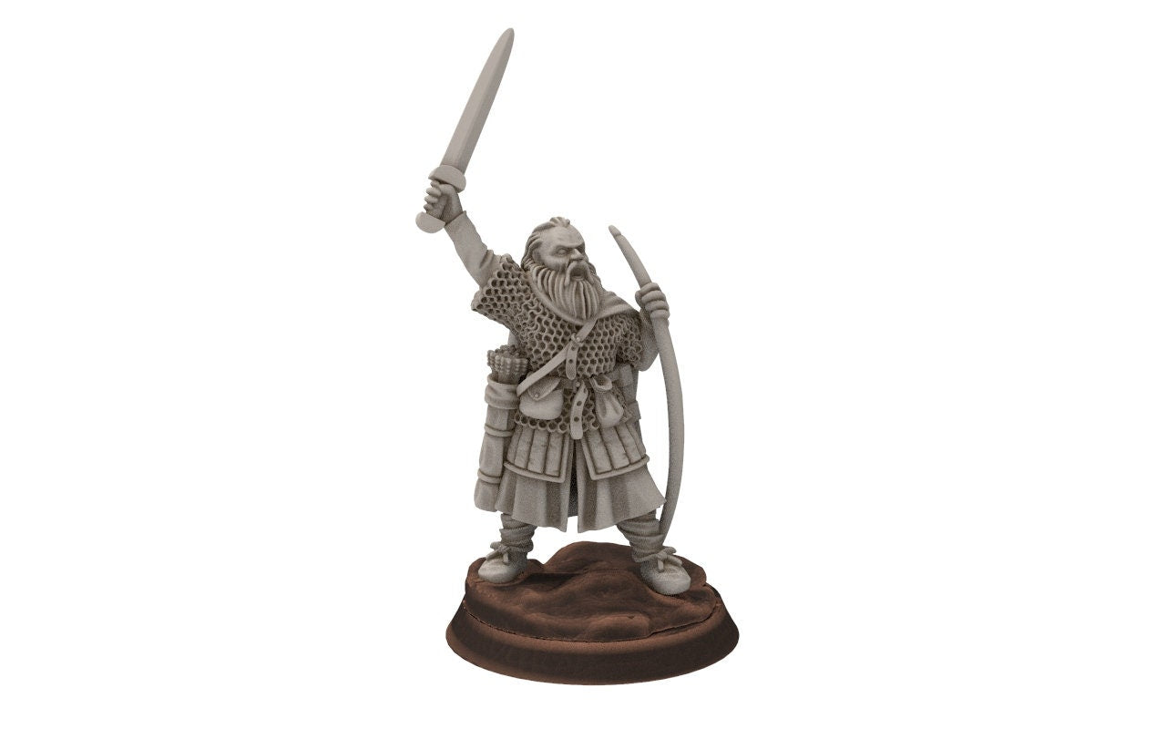 Rohan - Hengstland archers, marksman Knight of Rohan, the Horse-lords, rider of the mark, minis for wargame D&D, Lotr...