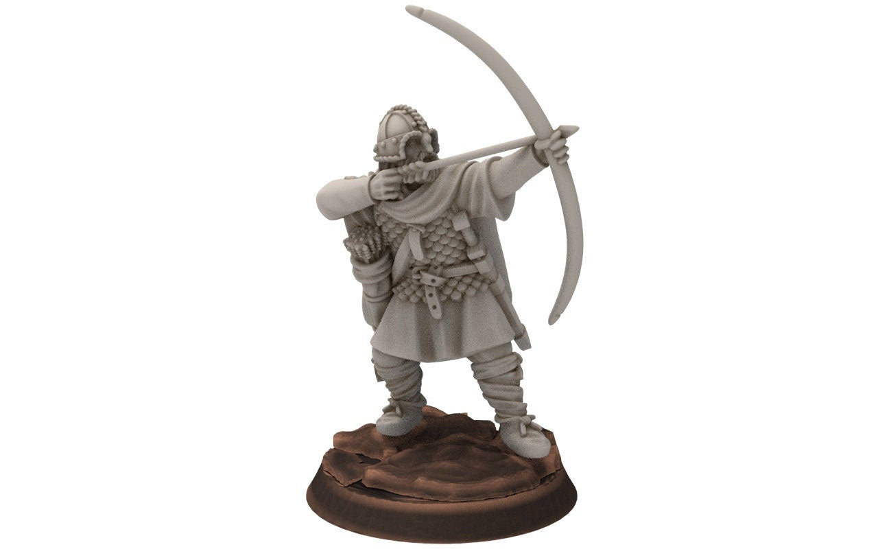 Rohan - Hengstland archers, marksman Knight of Rohan, the Horse-lords, rider of the mark, minis for wargame D&D, Lotr...