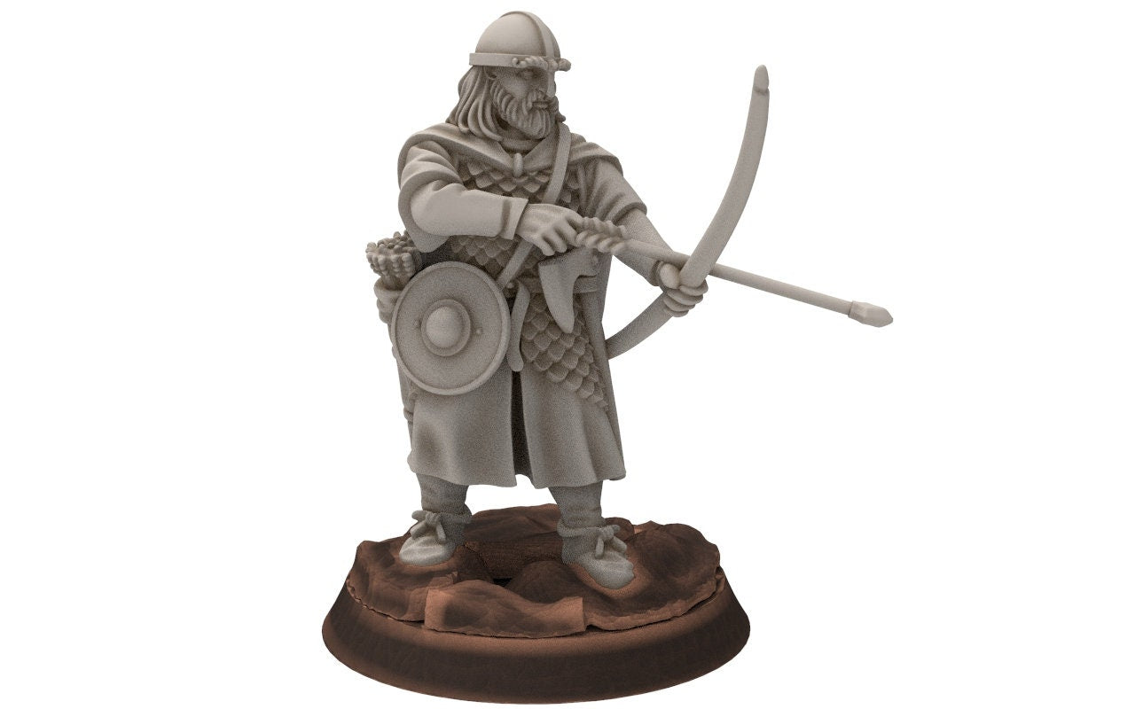 Rohan - Hengstland archers, marksman Knight of Rohan, the Horse-lords, rider of the mark, minis for wargame D&D, Lotr...