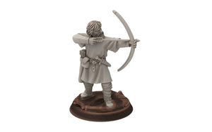 Ruffians - Wanderers infantry, Thief of the woods warband, scouring Middle rings miniatures for wargame D&D, Lotr... Medbury miniatures