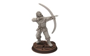 Ruffians - Wanderers infantry, Thief of the woods warband, scouring Middle rings miniatures for wargame D&D, Lotr... Medbury miniatures