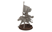 Load image into Gallery viewer, Ornor - Banner Bearer Rangers of the North, Protectors of the Shire, Dune Din, Merbury, Bowmen, Scouts miniatures for wargame D&amp;D, Lotr...
