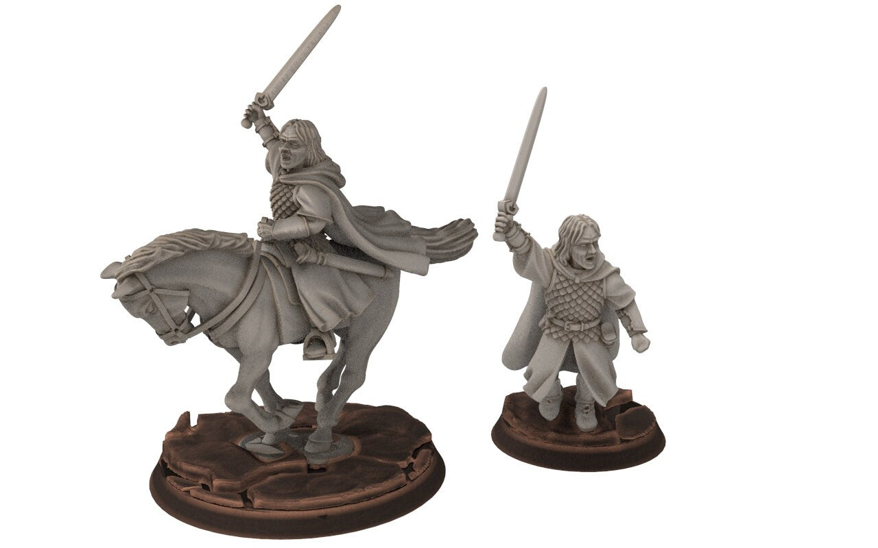 Ornor - Rangers Army bundle of the North, Protectors of the Shire, Dune Din, Merbury, Bowmen, Scouts miniatures for wargame D&D, Lotr...