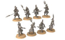 Charger l&#39;image dans la galerie, Kandahar - Kheshig heavy Axemen, fell dark lords humans, Kandahar, Khwarezm, oriental, Rhur, miniatures for wargame D&amp;D, Lotr...
