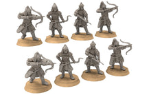 Charger l&#39;image dans la galerie, Kandahar - Kheshig heavy bowmen, fell dark lords humans, Kandahar, Khwarezm, oriental, Rhur, miniatures for wargame D&amp;D, Lotr...
