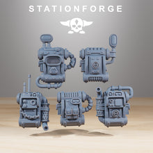 Charger l&#39;image dans la galerie, Scavenger - Junkbots, mechanized infantry, post apocalyptic empire, usable for tabletop wargame.
