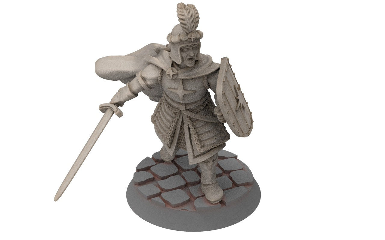 Ornor - Captain of the Lost Kingdom of the North, Dune Din, Misty Mountains, miniatures for wargame D&D, Lotr...