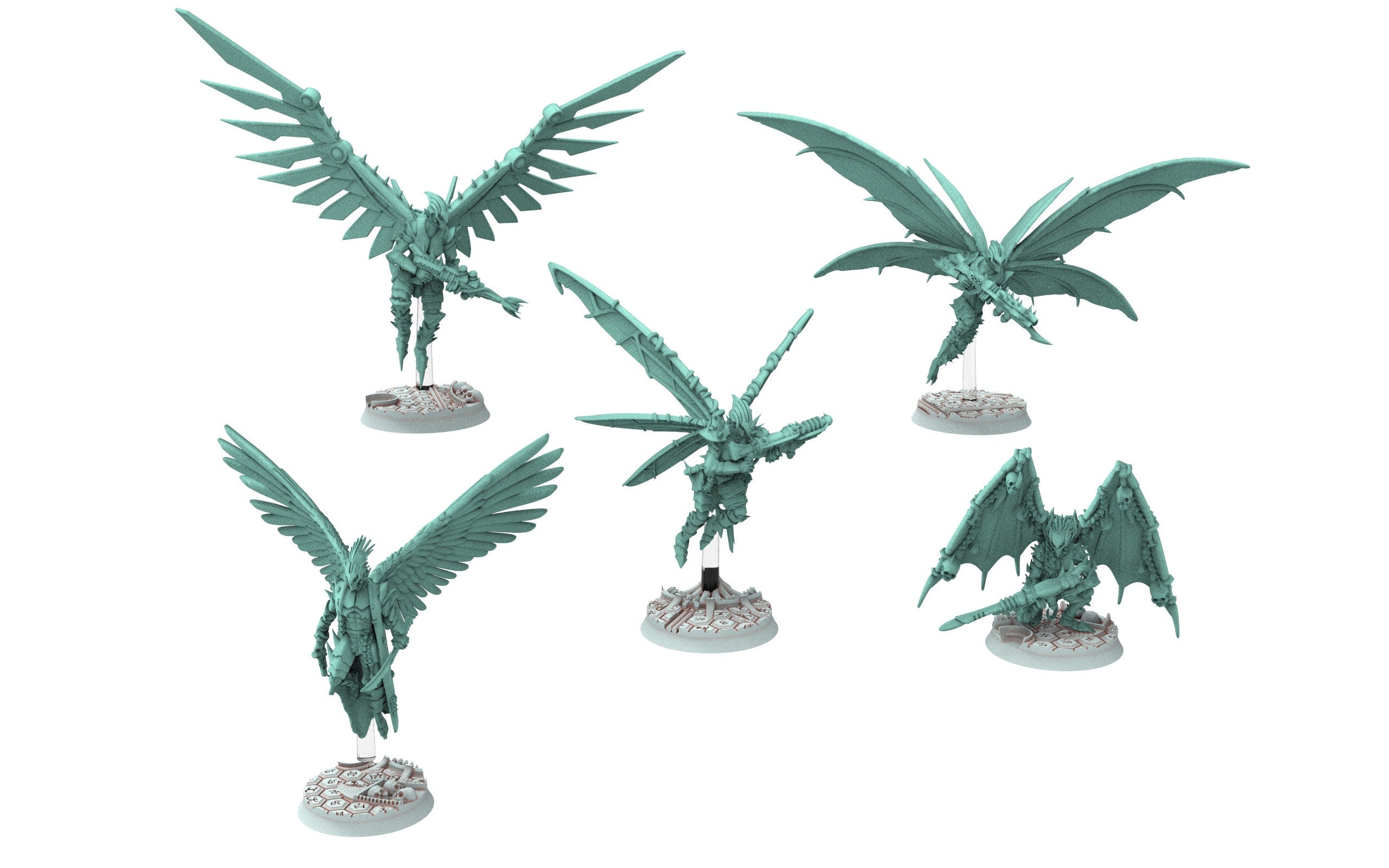 Dark city - Flying Cursed Scout warriors Dark eldar drow