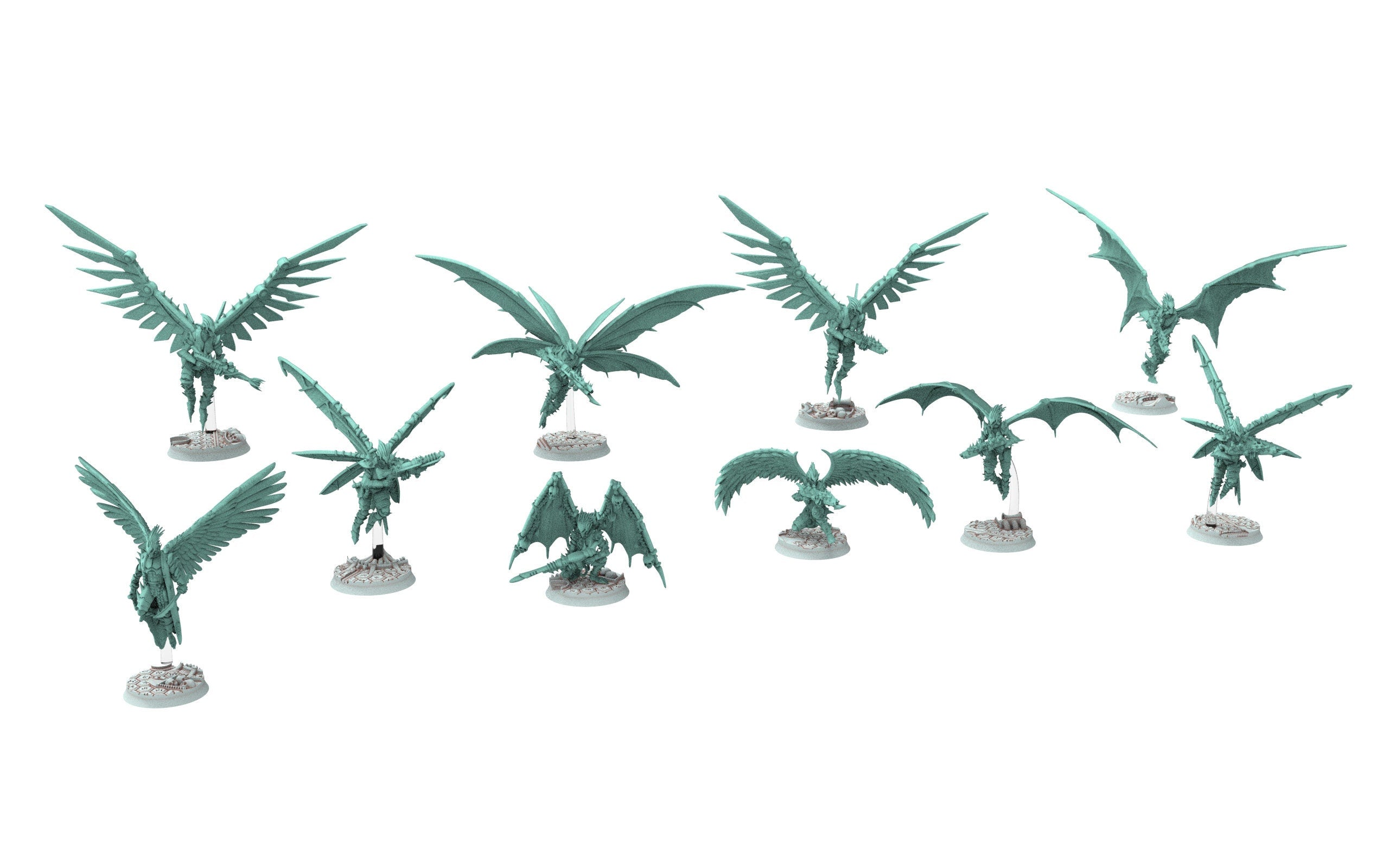 Dark city - Flying Cursed Scout warriors Dark eldar drow