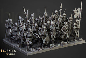 Undead - Skeleton Warrios with Spears