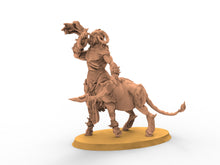 Load image into Gallery viewer, Beastmen - Centaurs with Spears Beastmen warriors of Chaos
